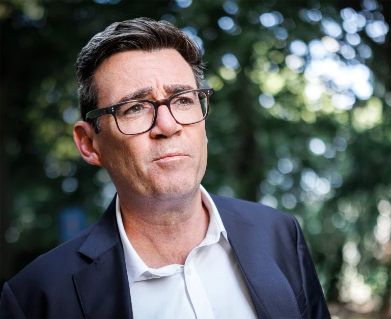 British Prime Minister Andy Burnham visiting Northern Ireland.