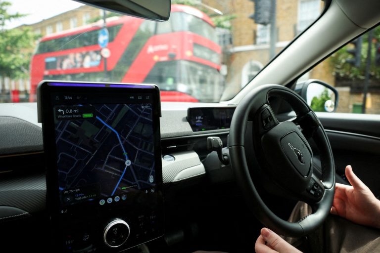 An autonomous car.