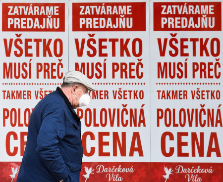 Skrachované firmy v EÚ a na Slovensku.
