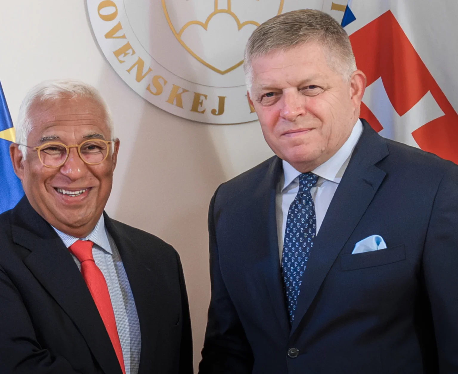 Robert Fico a António Costa.