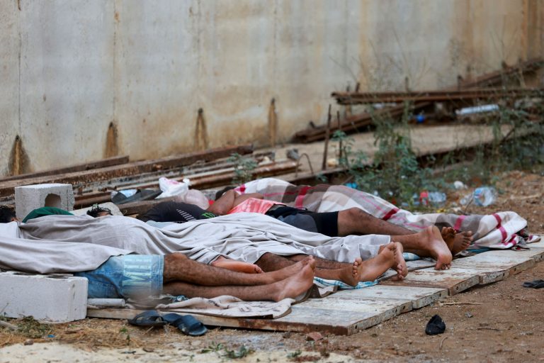 Migranti v Ceute.