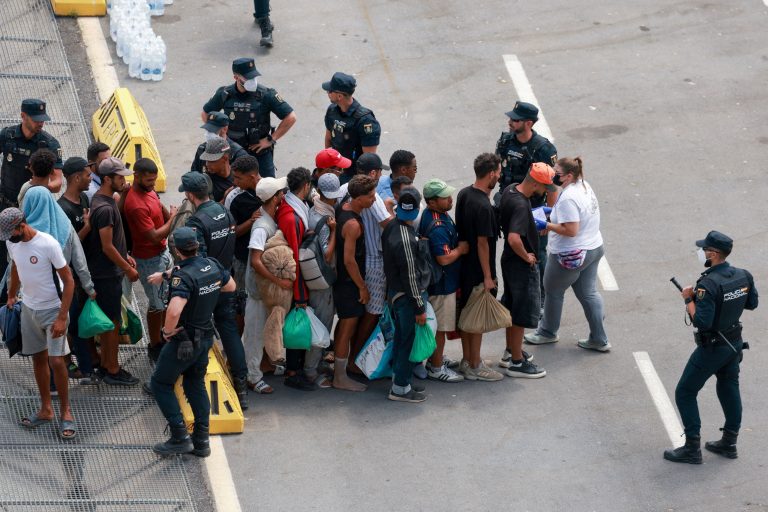 Ilustračná fotografia nelegálnych migrantov.