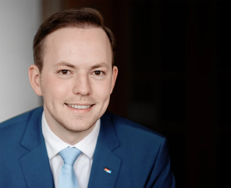 Nico Elsner, head of the Junge Union in Saxony-Anhalt.