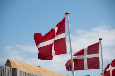 Denmark flag.