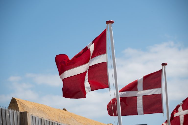 Denmark flag.