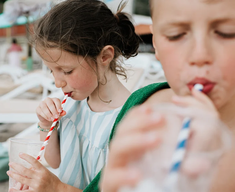 Paper straws containing harmful chemicals.