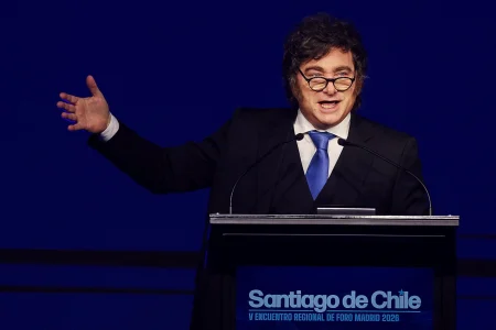 Argentínsky prezident Javier Milei.