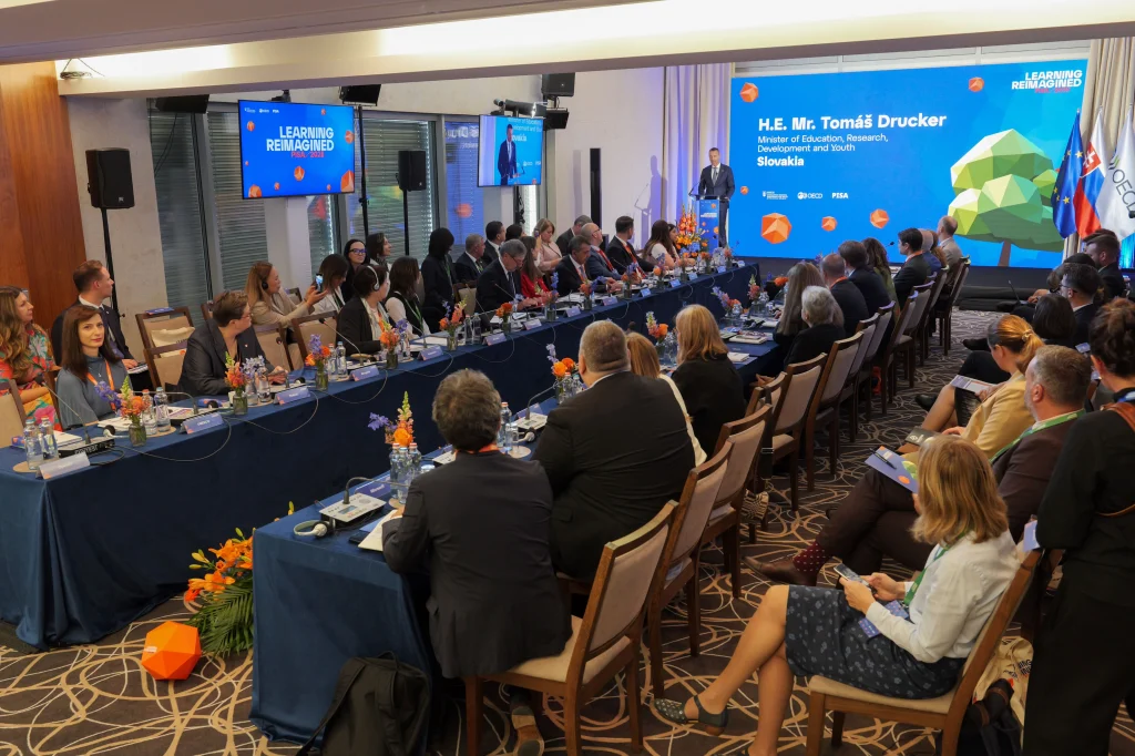 Predstavenie najnovších výsledkov PISA 2025. Foto: Ľuboš Pilc/TASR