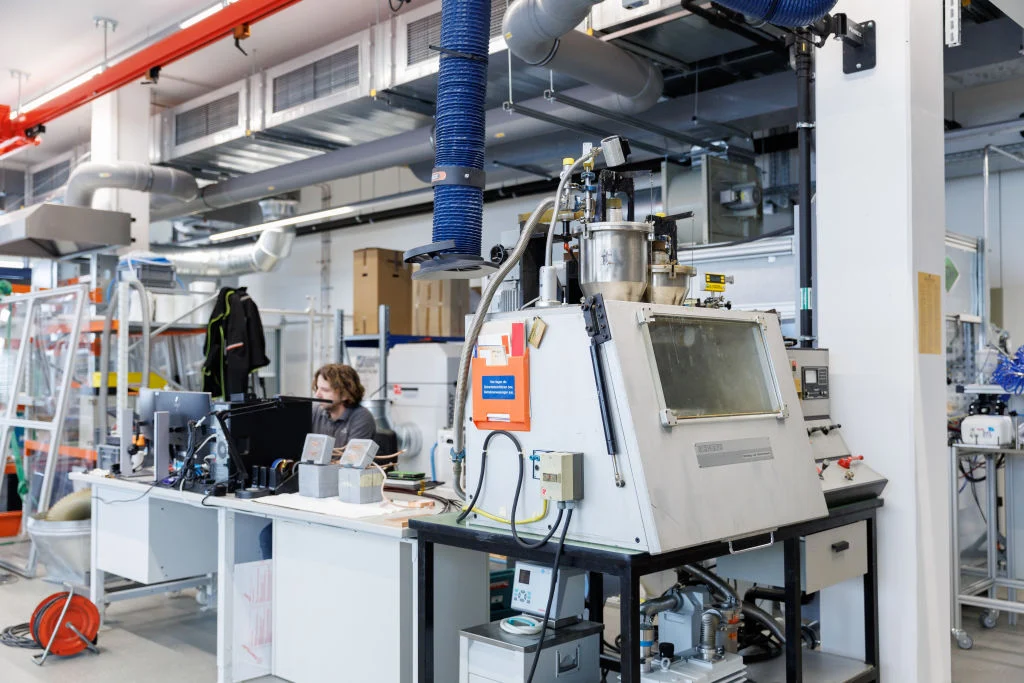 Siemens’s research and laboratory building in Erlangen, where the company has invested around €1bn since 2014. Photo: Daniel Karmann/dpa/picture alliance via Getty Images