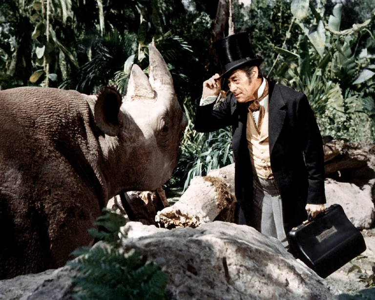 Rex Harrison as Doctor Dolittle in the 1967 film.