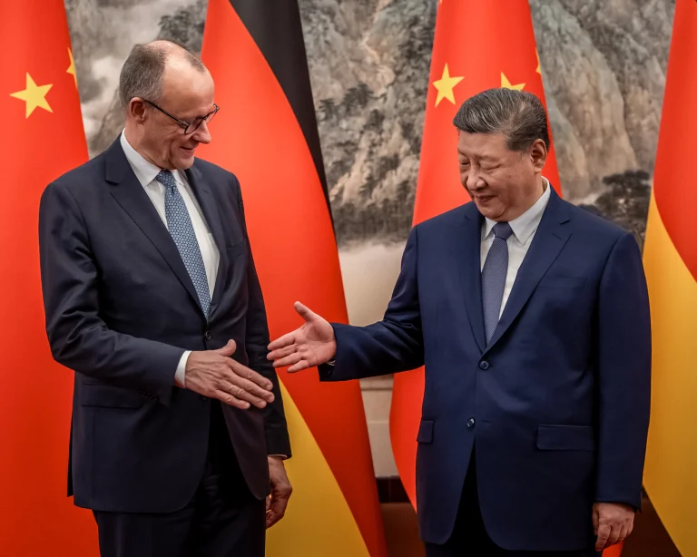 Friedrich Merz meets Xi Jinping in Beijing.