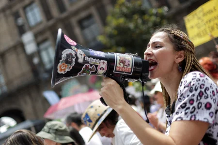Illustrative photo from a march for life.